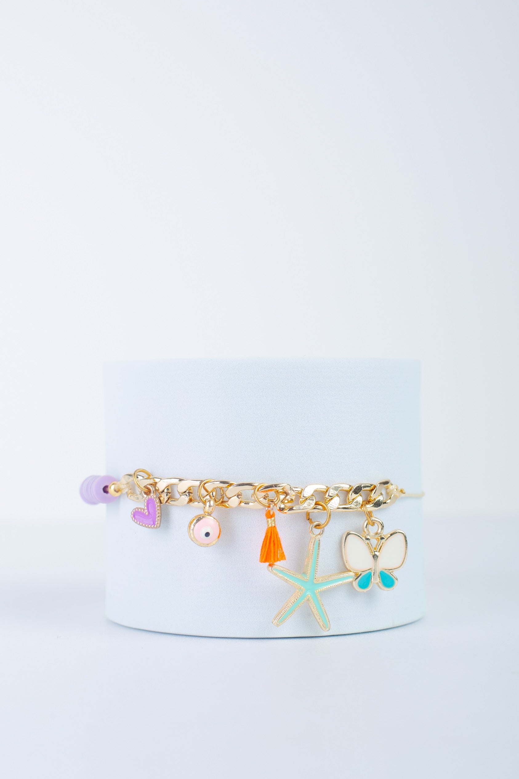 Charm Bracelet in lavender