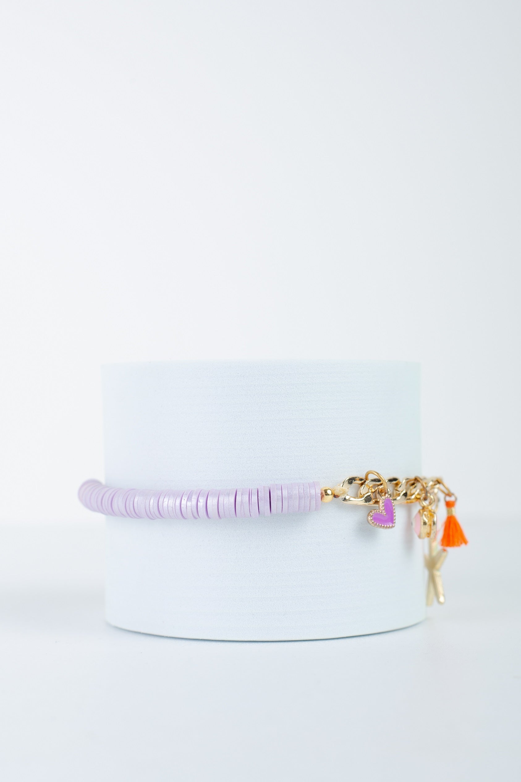 Charm Bracelet in lavender