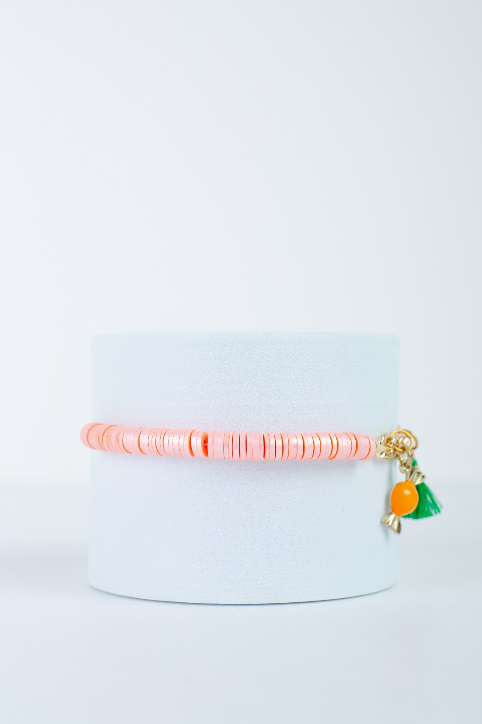 Charm Bracelet in orange