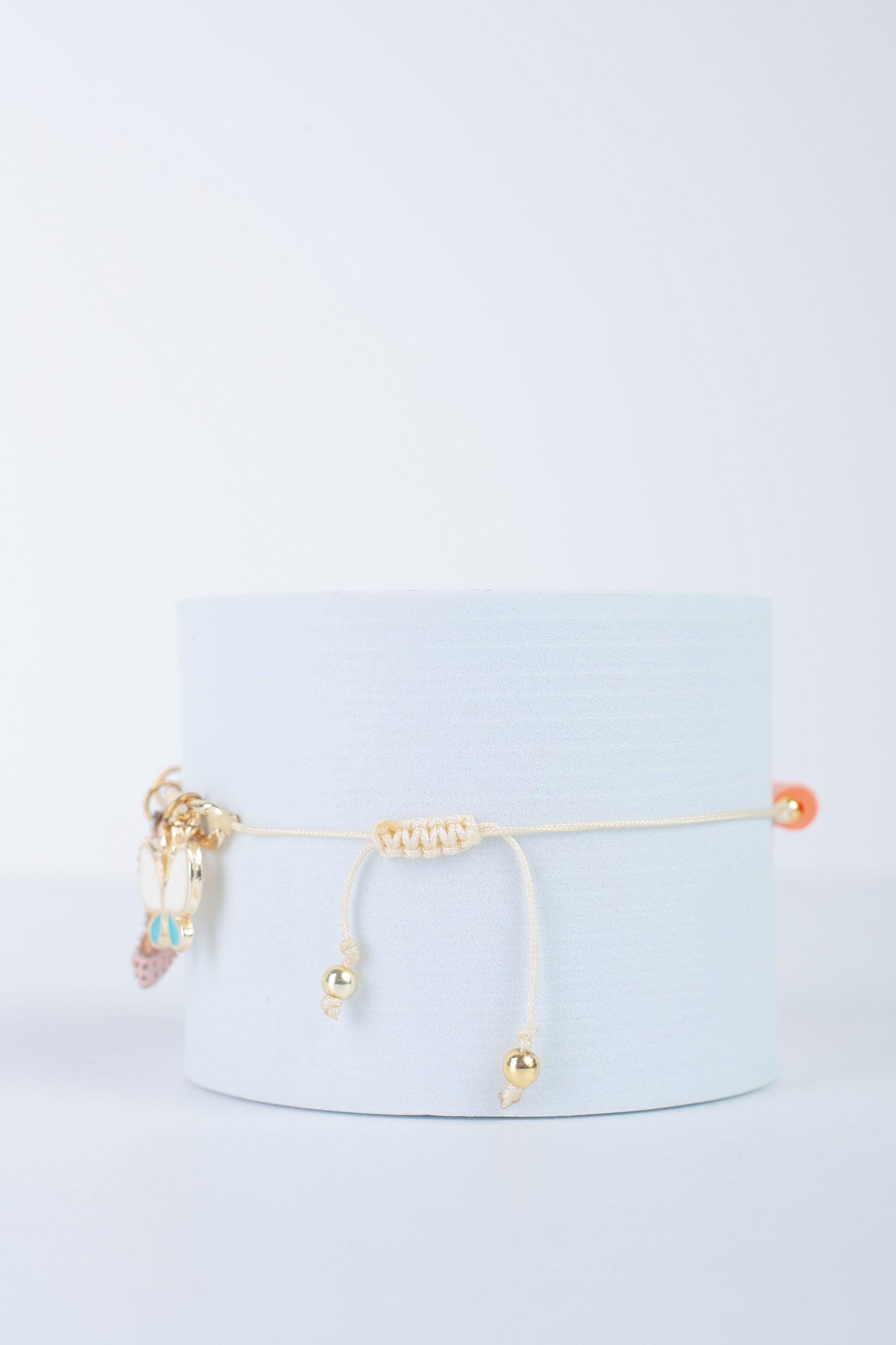 Charm Bracelet in orange