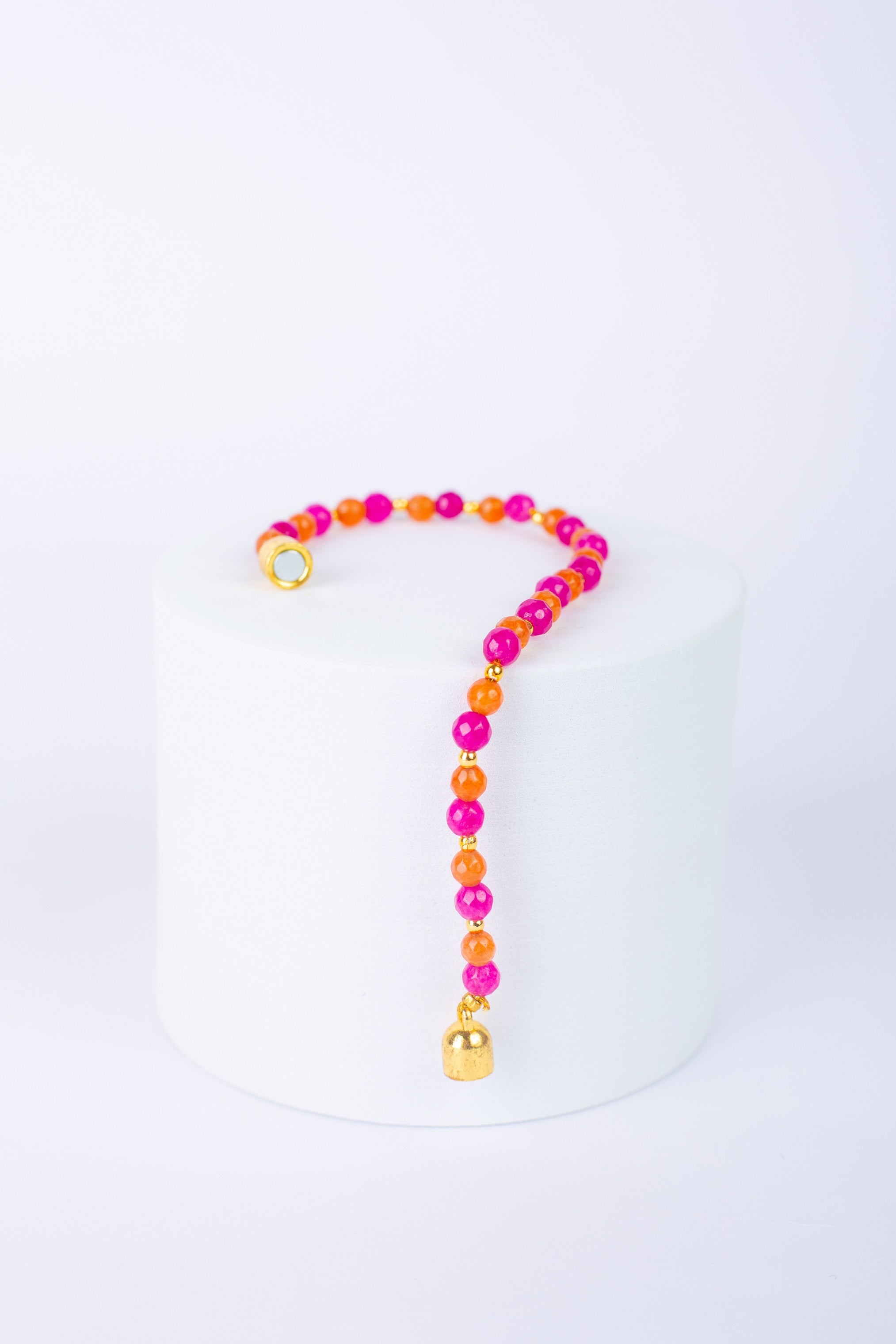 Dusk Bracelets D-colors in plum pink+ orange