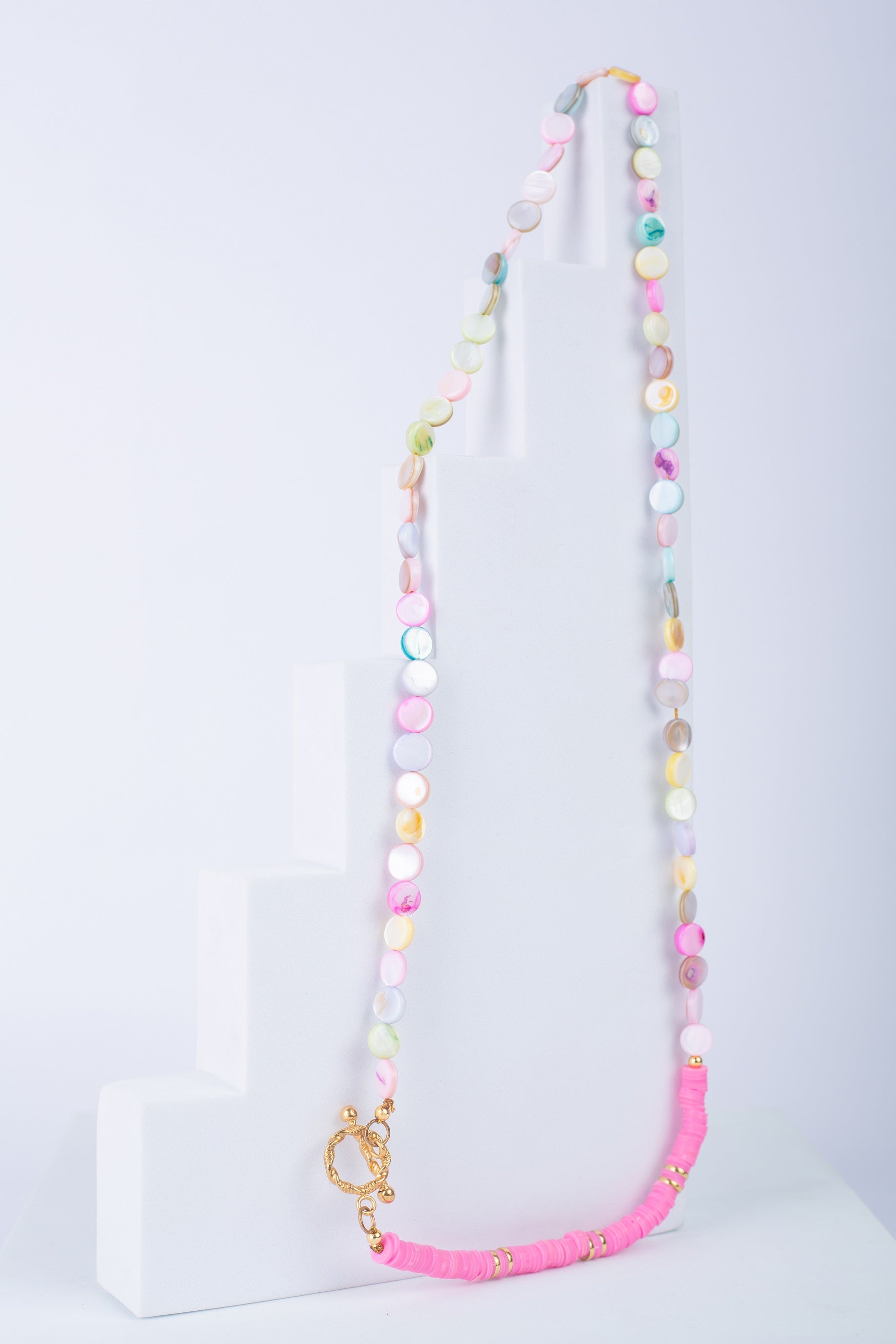 Twinkle Necklace In hot pink