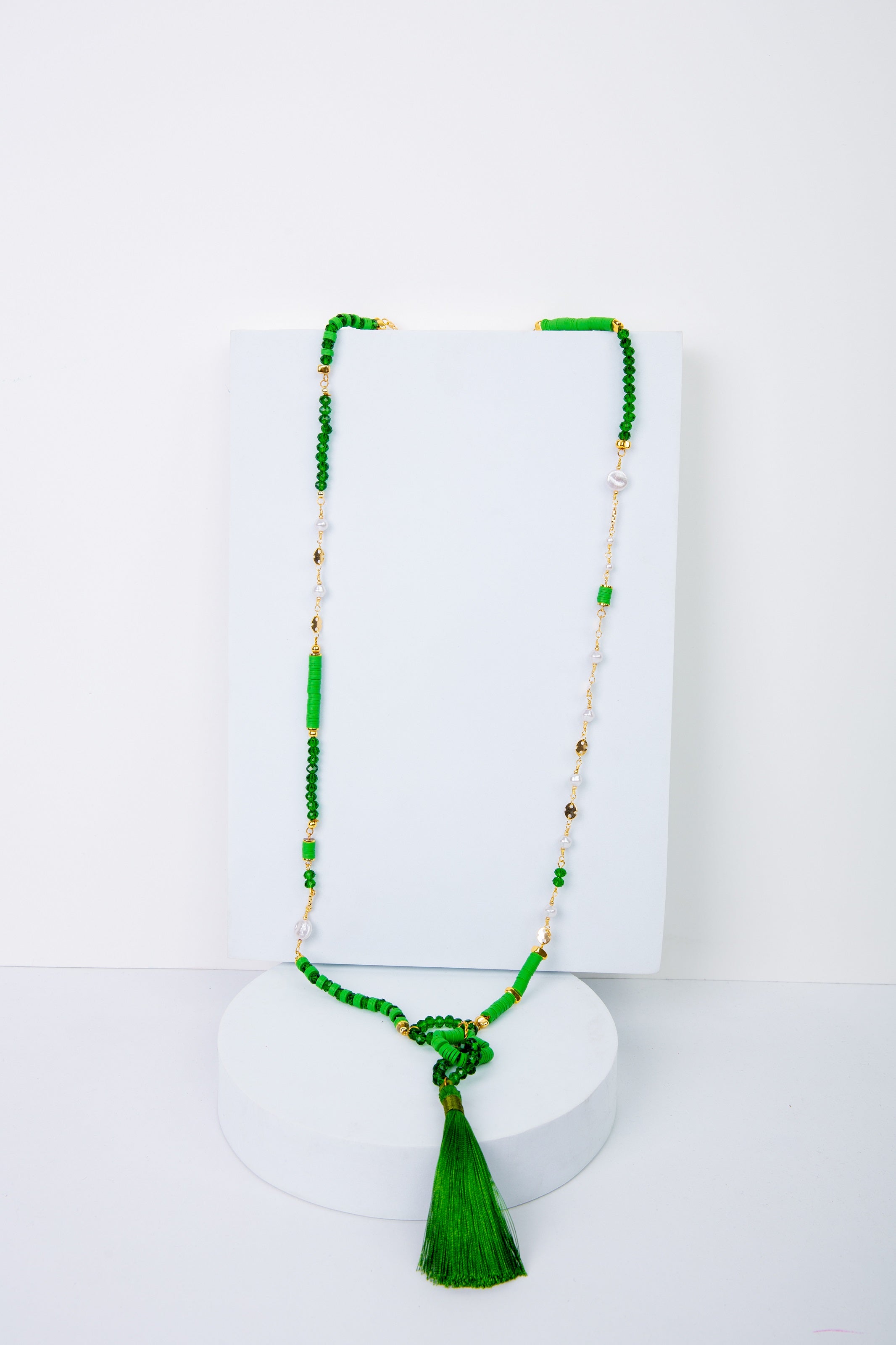 Aura Necklace in Green