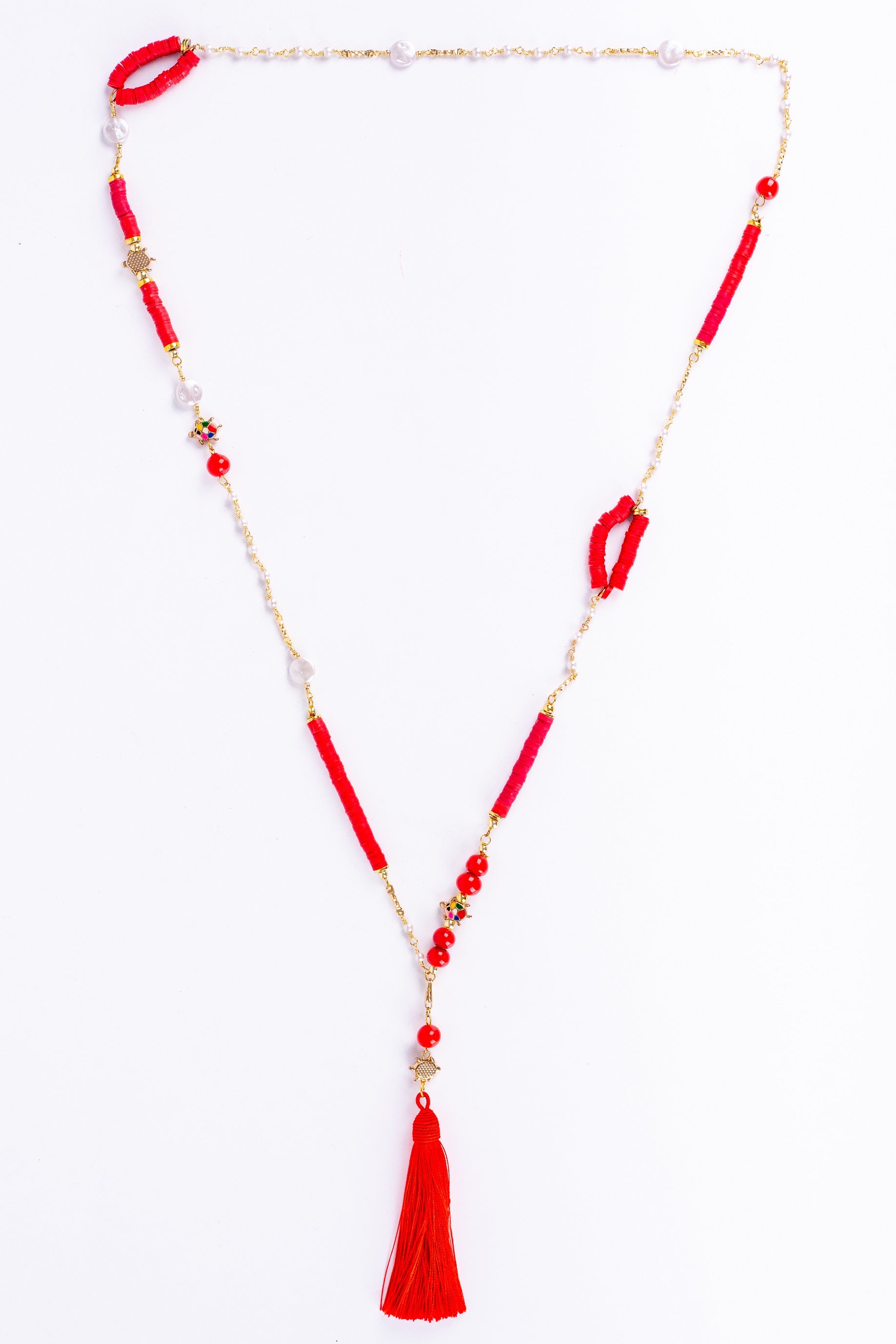 Aura Necklace in Red
