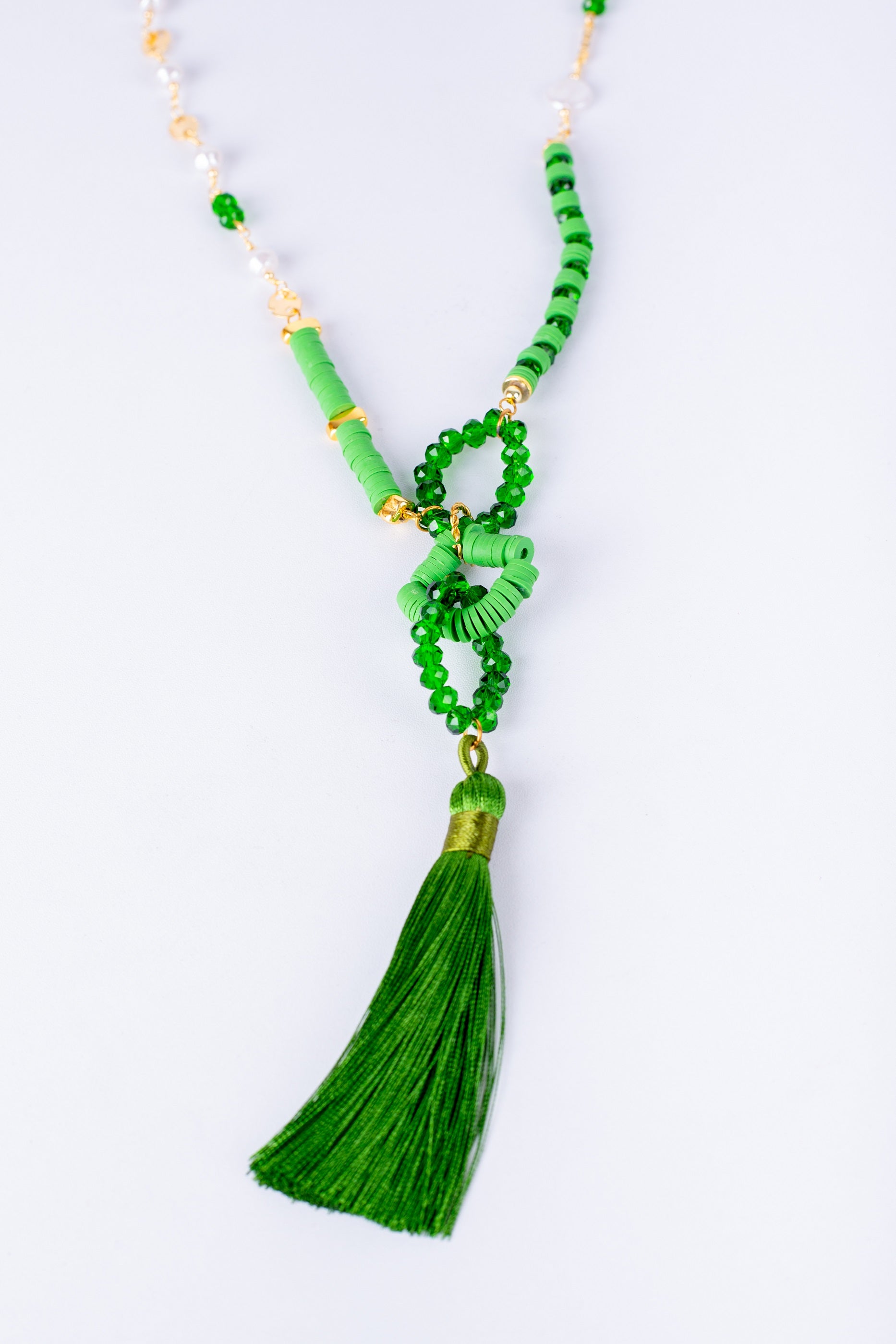 Aura Necklace in Green