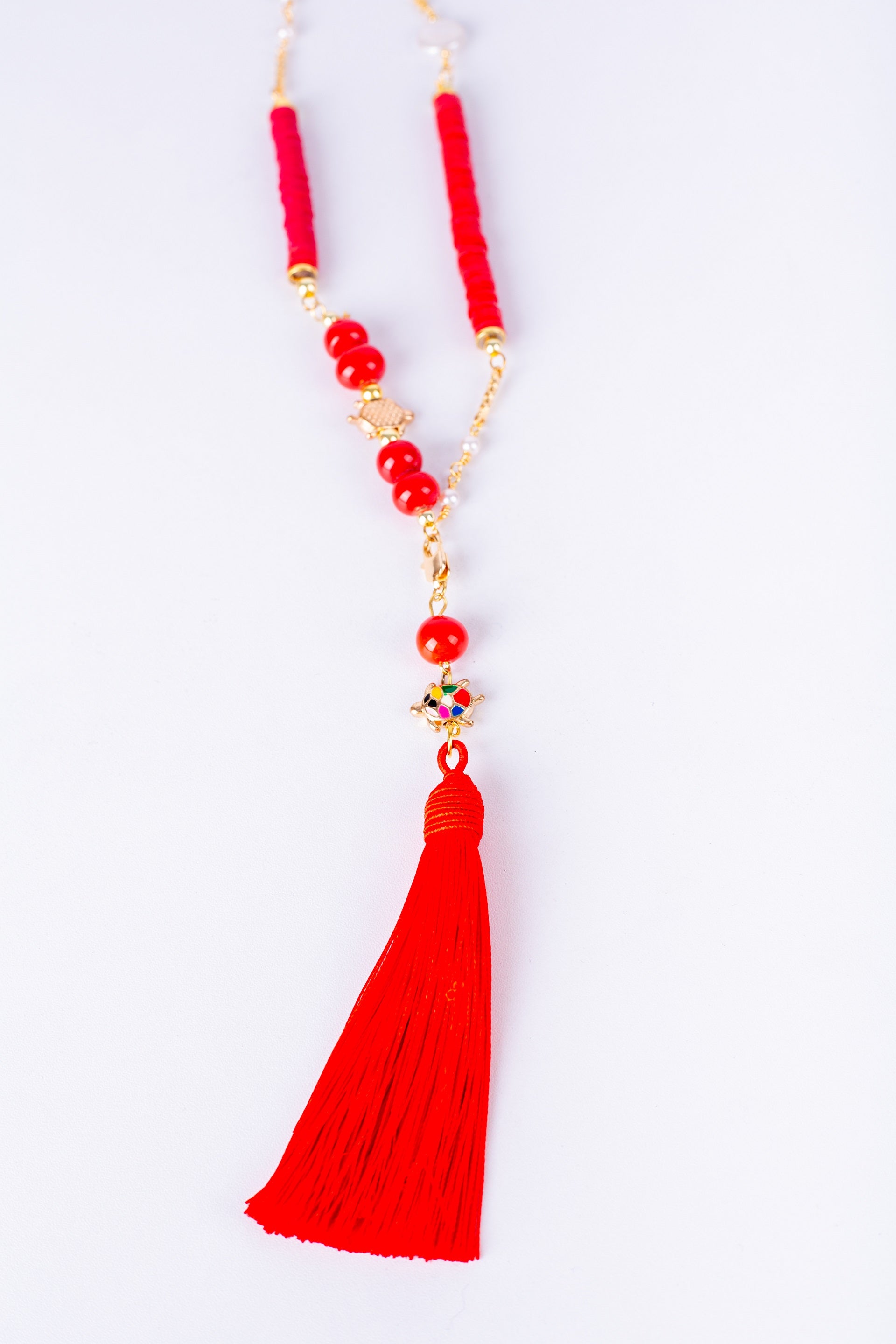 Aura Necklace in Red