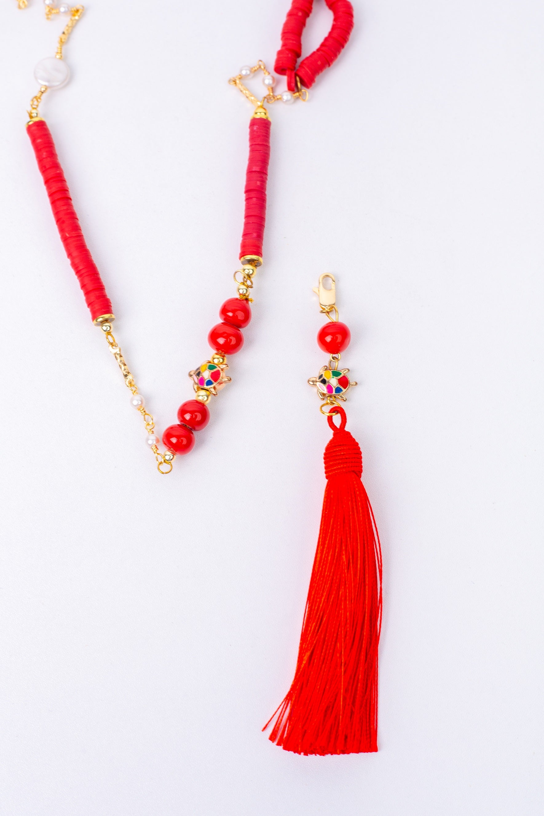 Aura Necklace in Red