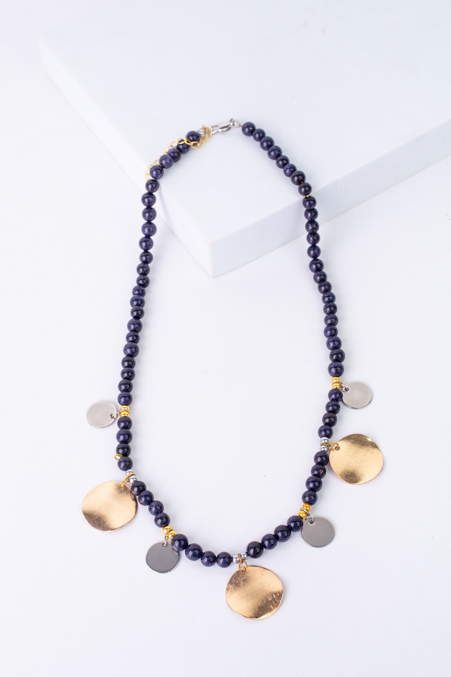 Midnight Necklace in Dark Blue