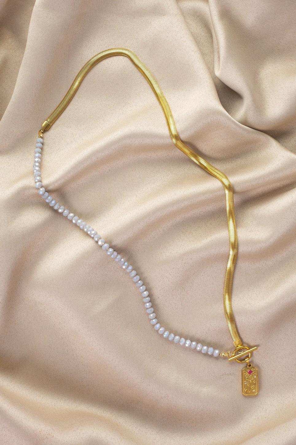 Timeless You Necklace in Grey