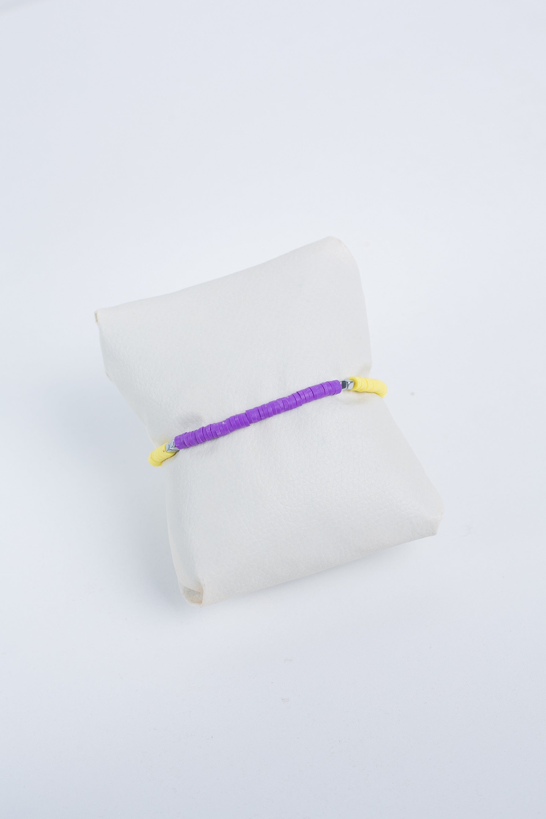 Daisy Ankelet 3 sections in  yellow +purple