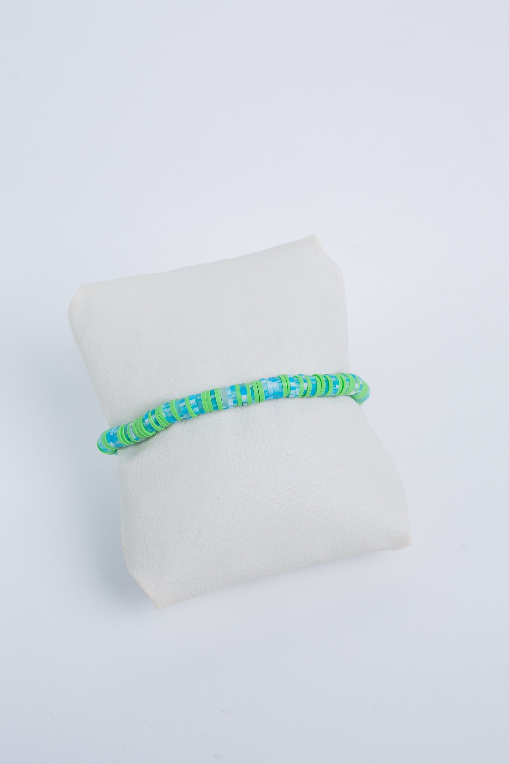 Ray random Barcelet in turqoise+ lime green