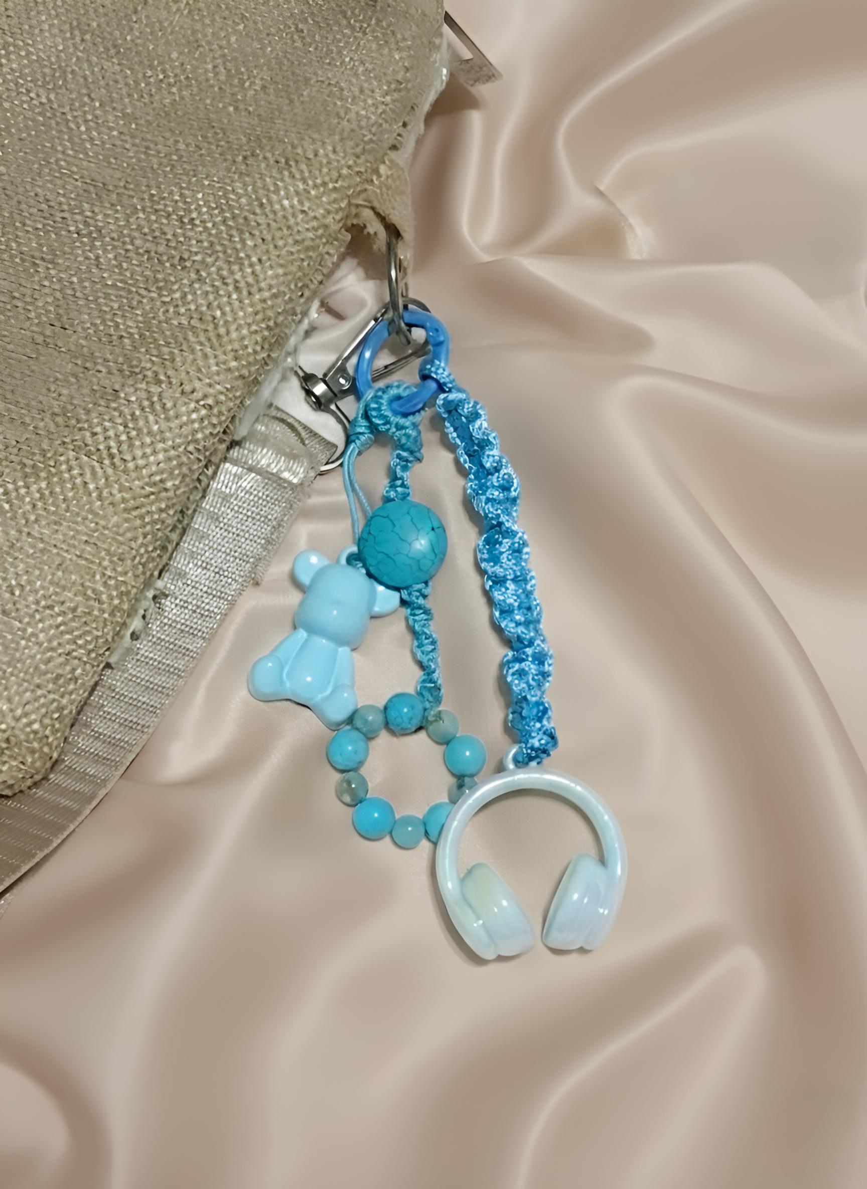 Identity Bag Charm in Turquoise
