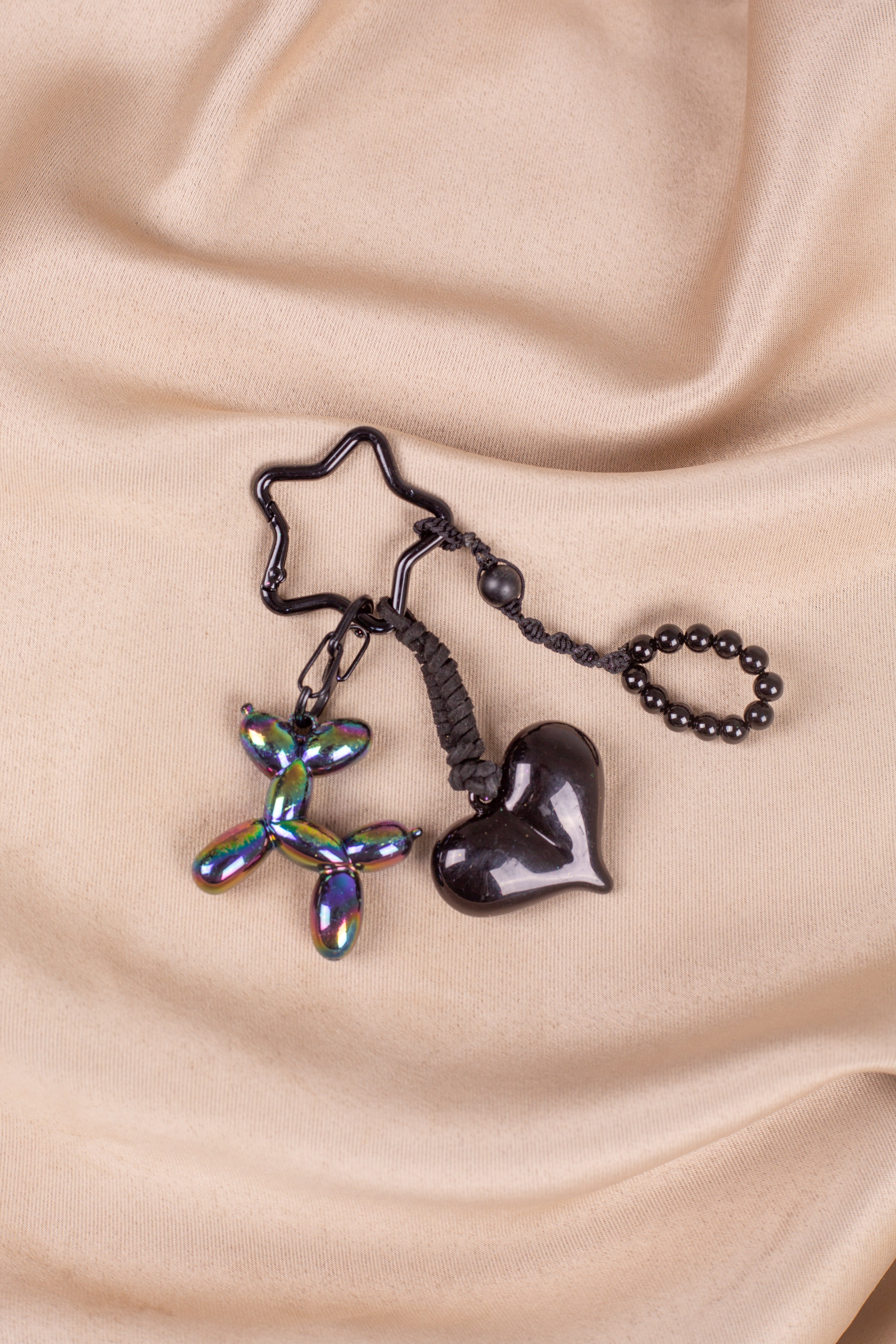 Identity Bag Charm in Onyx