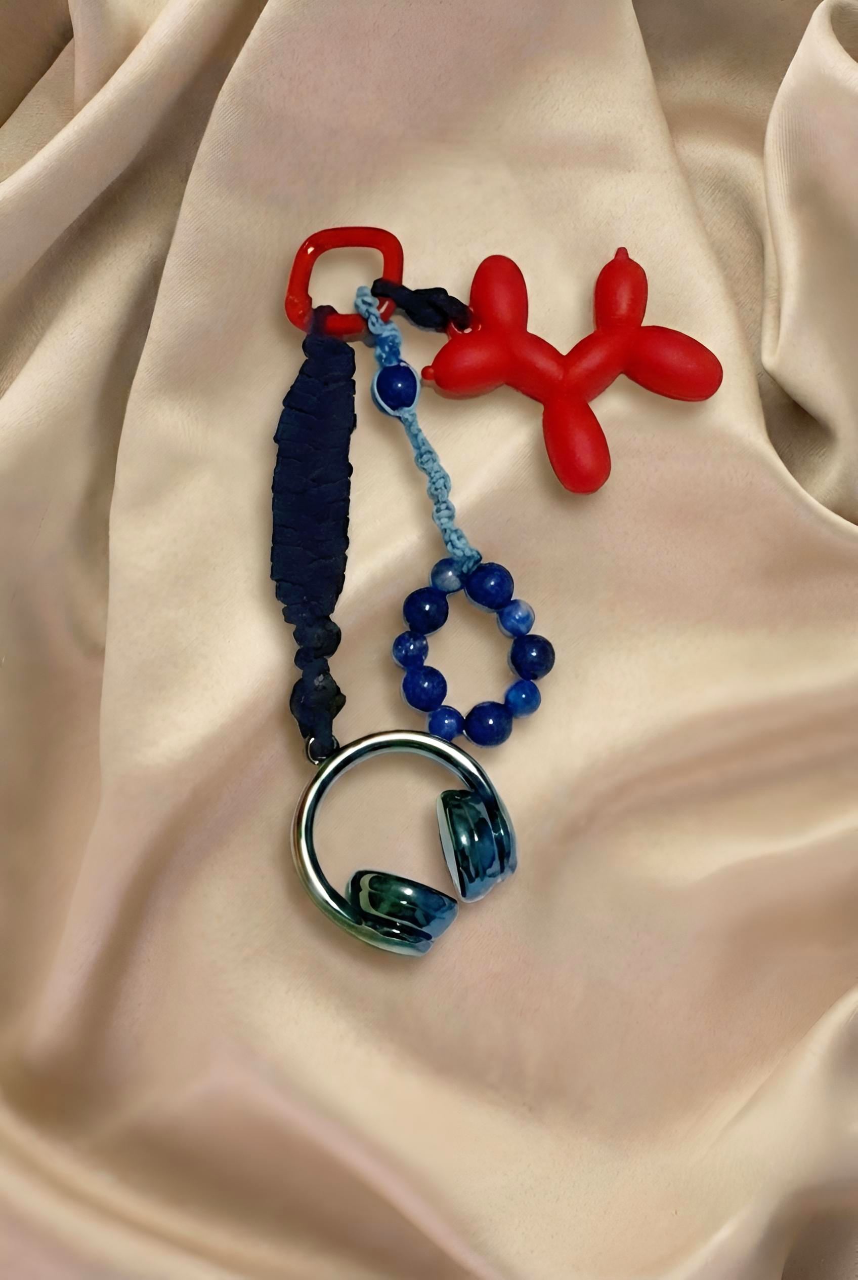 Identity Bag Charm in Lapis Lazuli