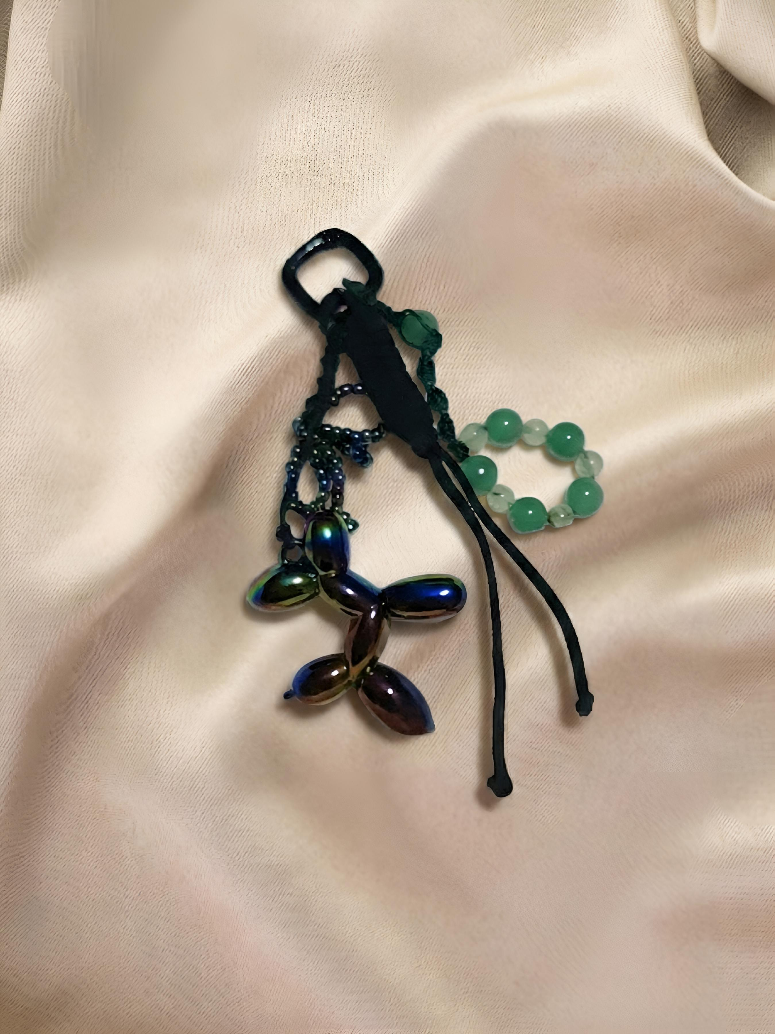 Identity Bag Charm in Jade