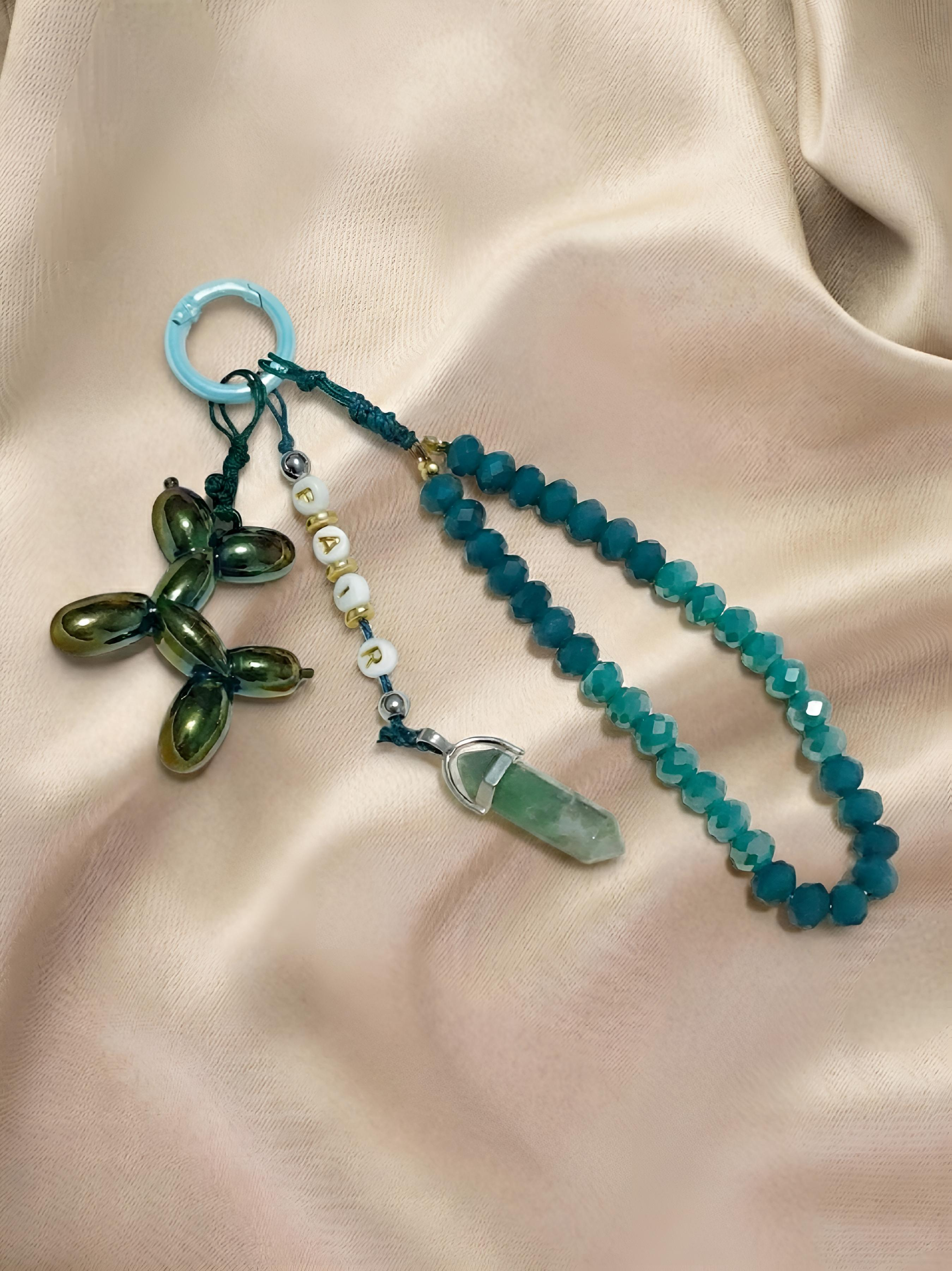 FAIR Bag Charm in Mint Green