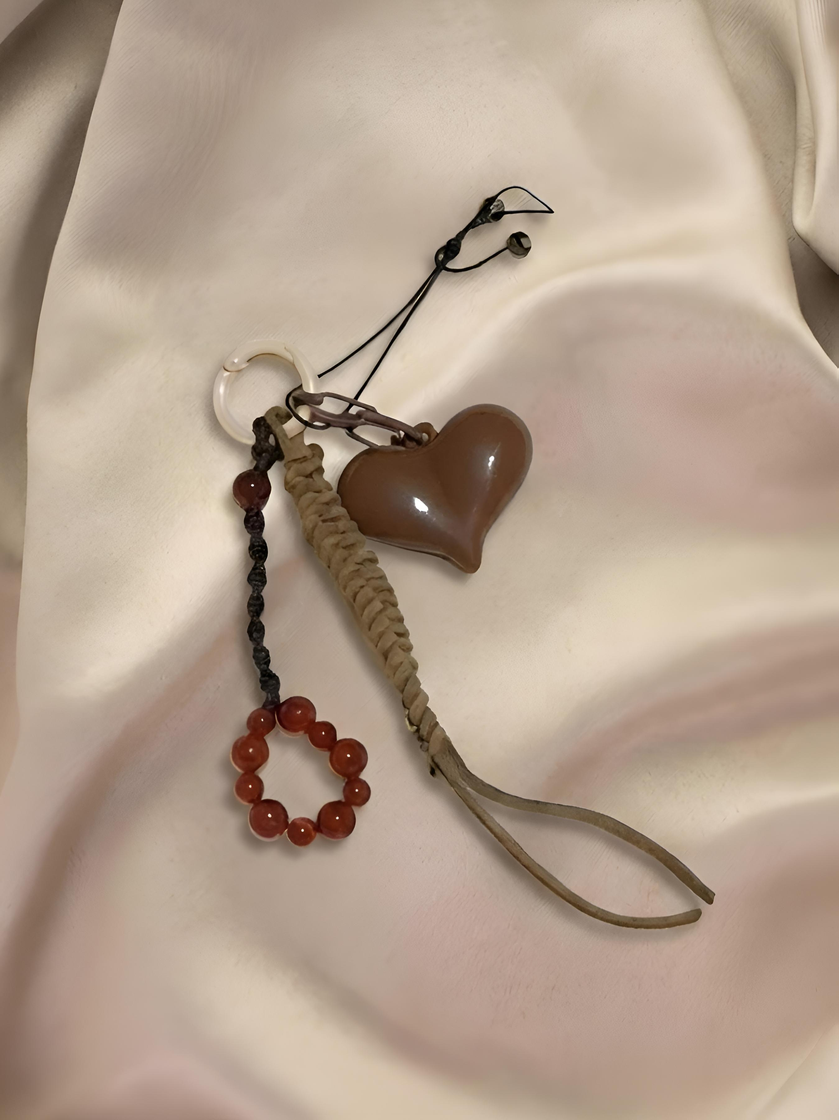 Identity Bag Charm in Carnelian