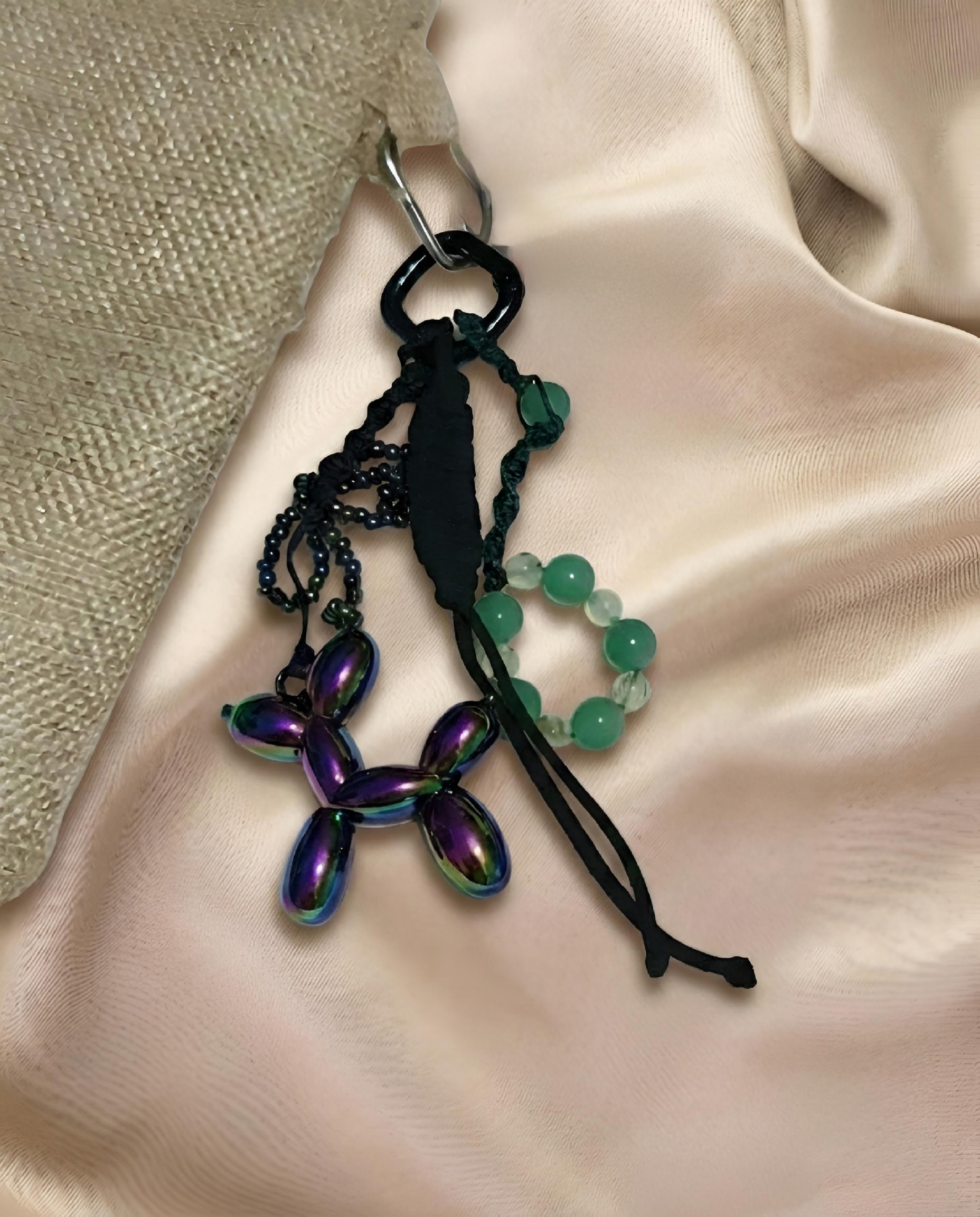 Identity Bag Charm in Jade